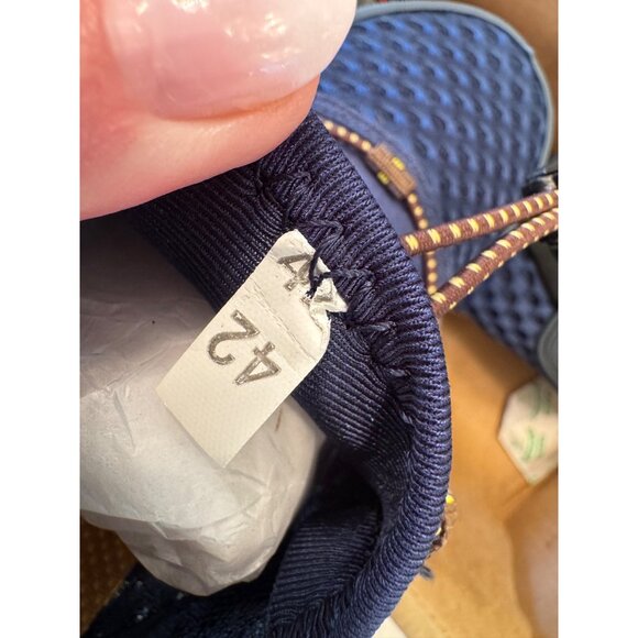 Alcubieree Sport Men's Size 8.5 EU 42 Mesh Sneaker NWB Navy Black - Picture 4 of 14